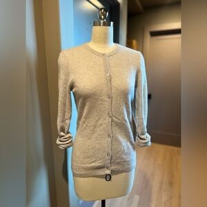 C By Bloomingdales Cashmere Crewneck Cardigan